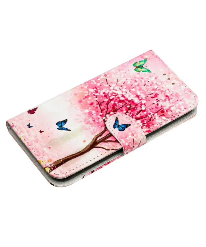 Housse Xiaomi Redmi 15 4G Arbre en Fleurs et Papillons