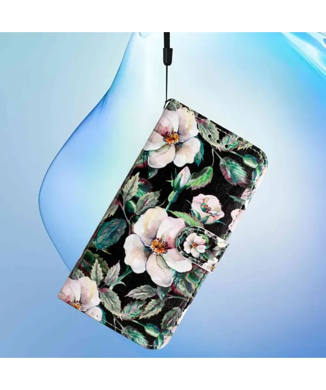 Housse Xiaomi Redmi 15 4G Fleurs d'Églantier