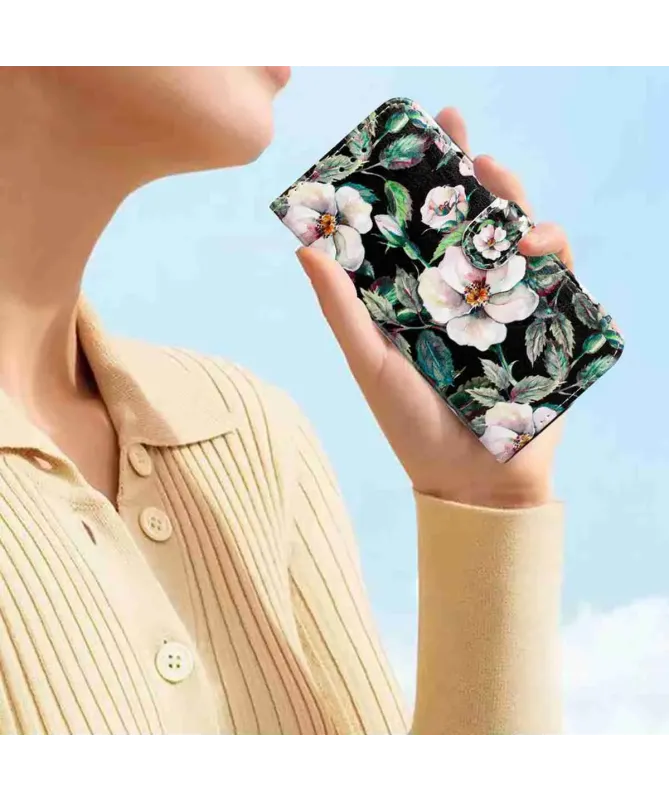 Housse Xiaomi Redmi 15 4G Fleurs d'Églantier