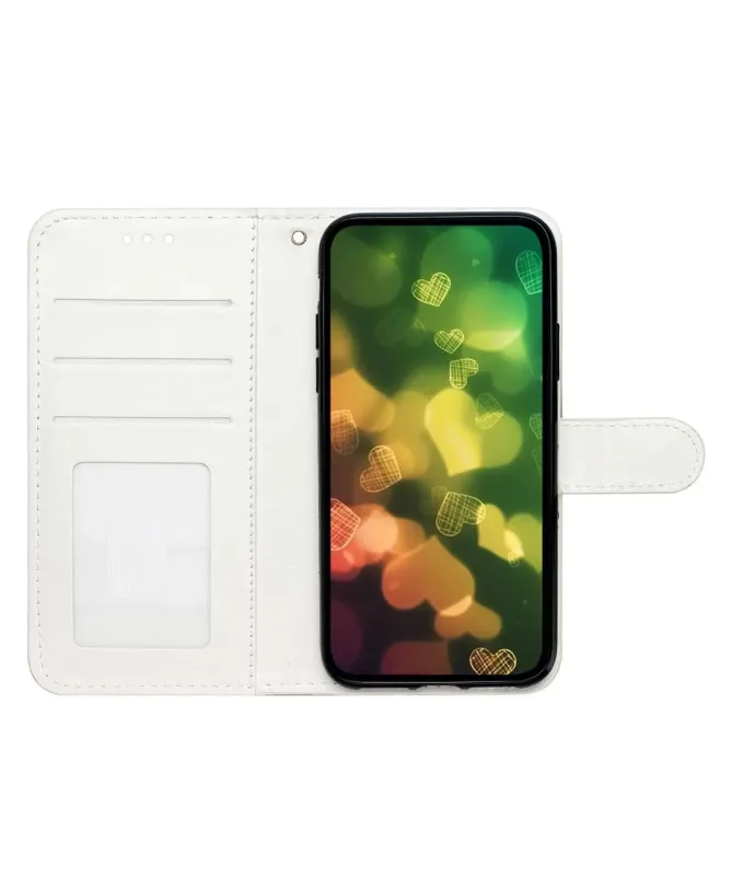 Housse Xiaomi Redmi 15 4G Papillon Bleu et Bijoux