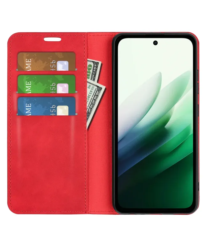 Étui Xiaomi Redmi 15 4G simili cuir fonction stand