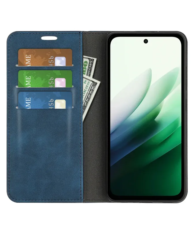 Étui Xiaomi Redmi 15 4G simili cuir fonction stand