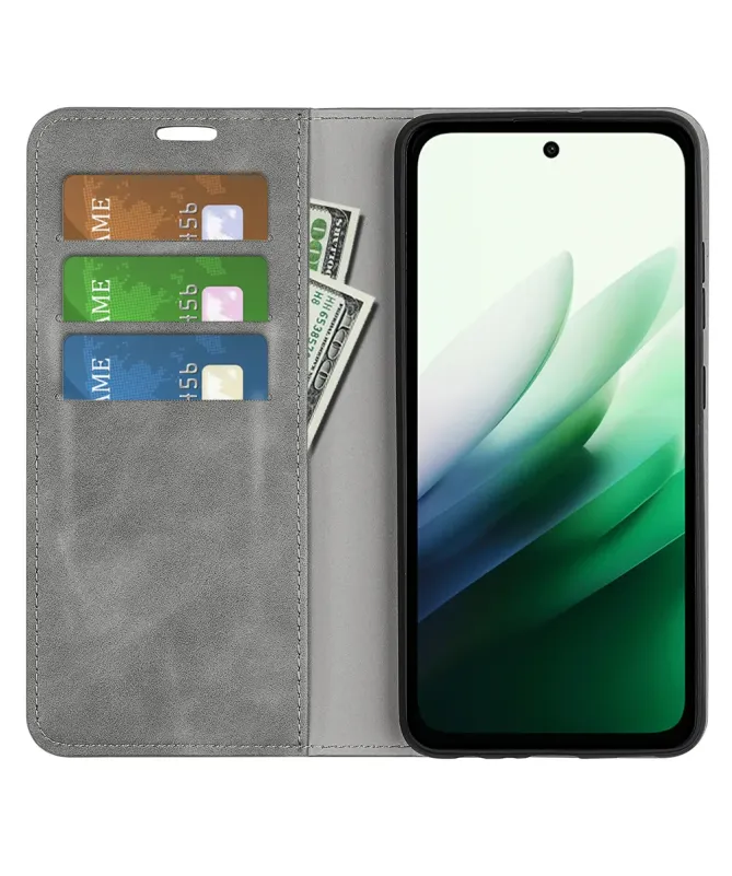 Étui Xiaomi Redmi 15 4G simili cuir fonction stand