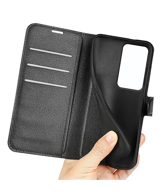 Housse Xiaomi Redmi 15 4G portefeuille style cuir