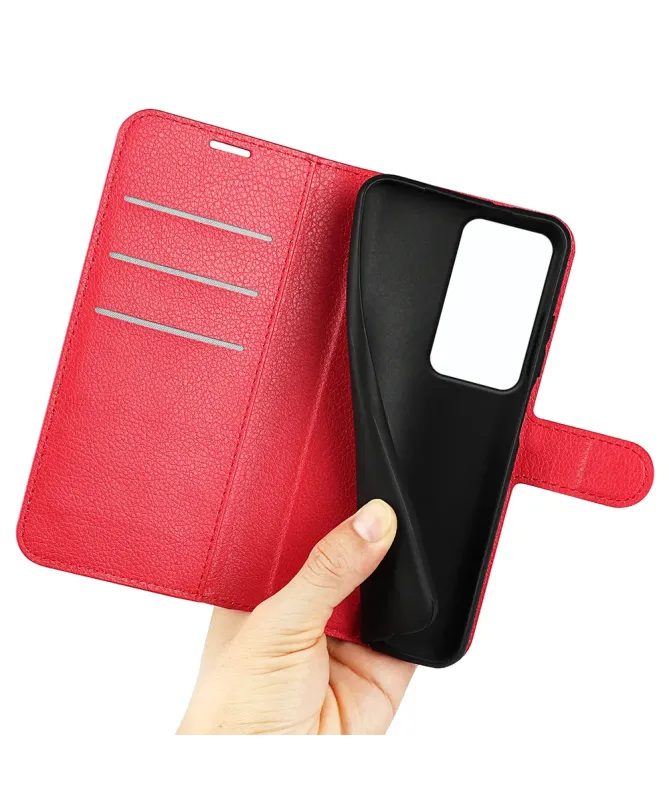 Housse Xiaomi Redmi 15 4G portefeuille style cuir
