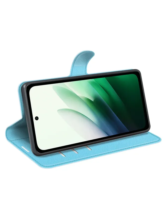 Housse Xiaomi Redmi 15 4G portefeuille style cuir