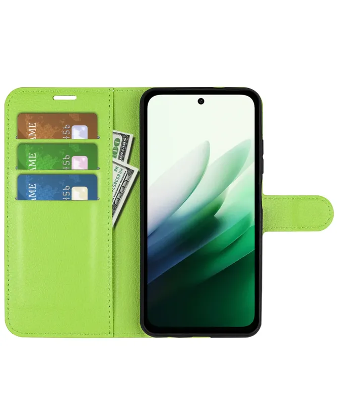Housse Xiaomi Redmi 15 4G portefeuille style cuir