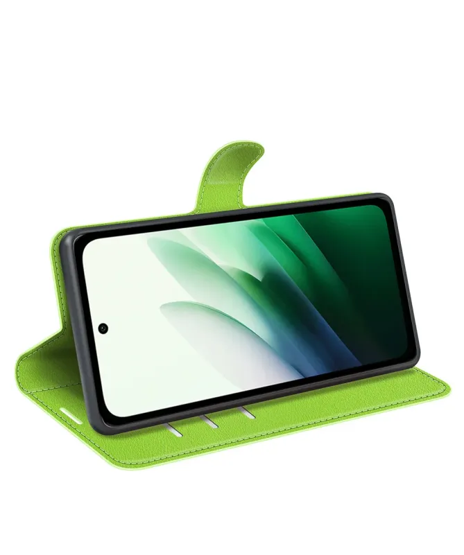 Housse Xiaomi Redmi 15 4G portefeuille style cuir