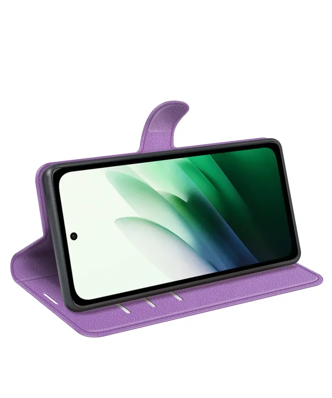Housse Xiaomi Redmi 15 4G portefeuille style cuir