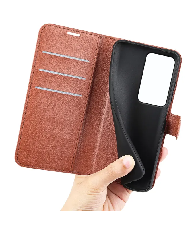 Housse Xiaomi Redmi 15 4G portefeuille style cuir
