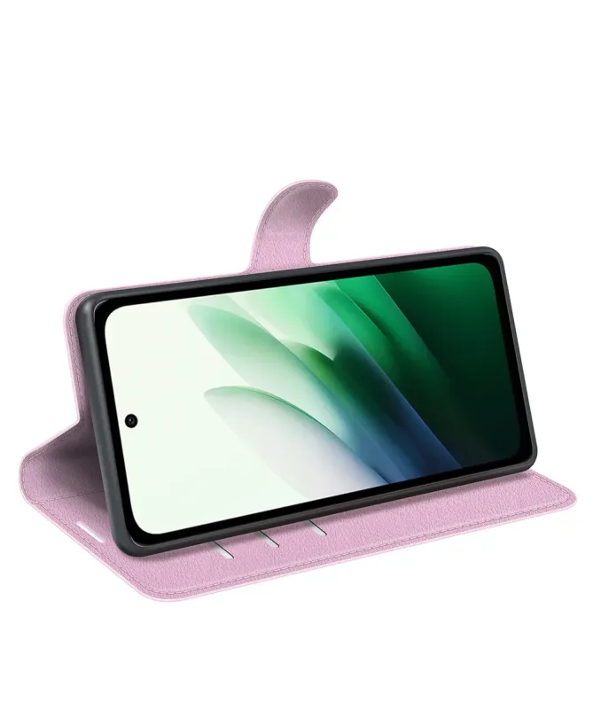 Housse Xiaomi Redmi 15 4G portefeuille style cuir