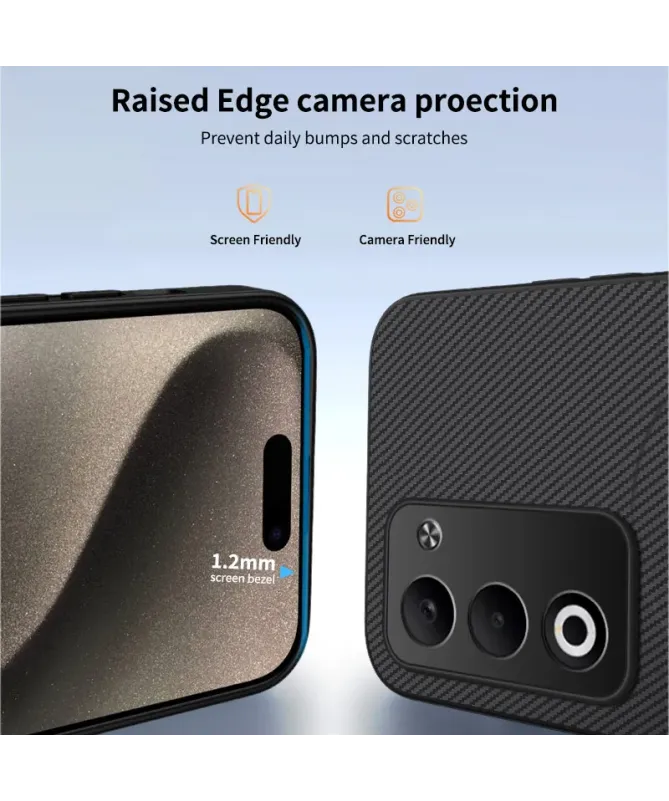 Coque Xiaomi Redmi 15 4G Finition Carbone | Raxon