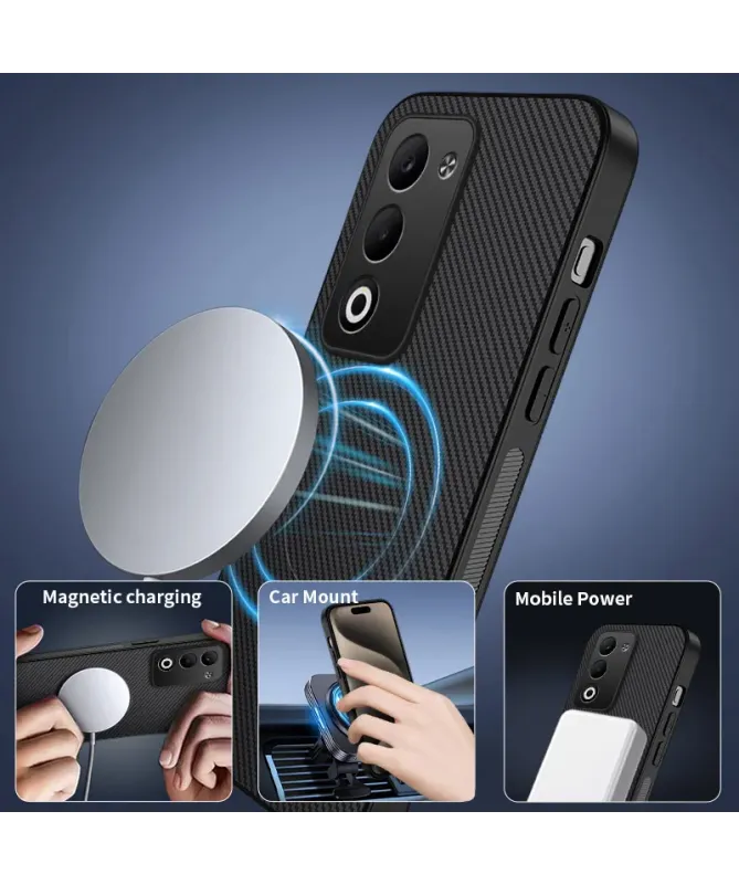 Coque Xiaomi Redmi 15 4G Finition Carbone | Raxon