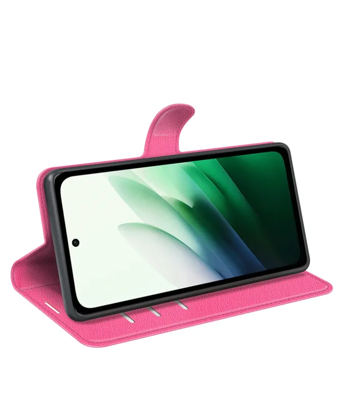 Housse Xiaomi Redmi 15 4G portefeuille style cuir