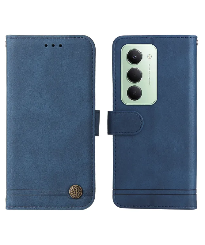 Housse Portefeuille Xiaomi Redmi 15 4G Style Rétro