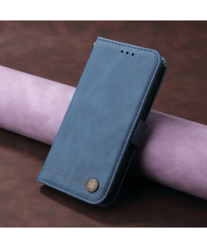 Housse Portefeuille Xiaomi Redmi 15 4G Style Rétro