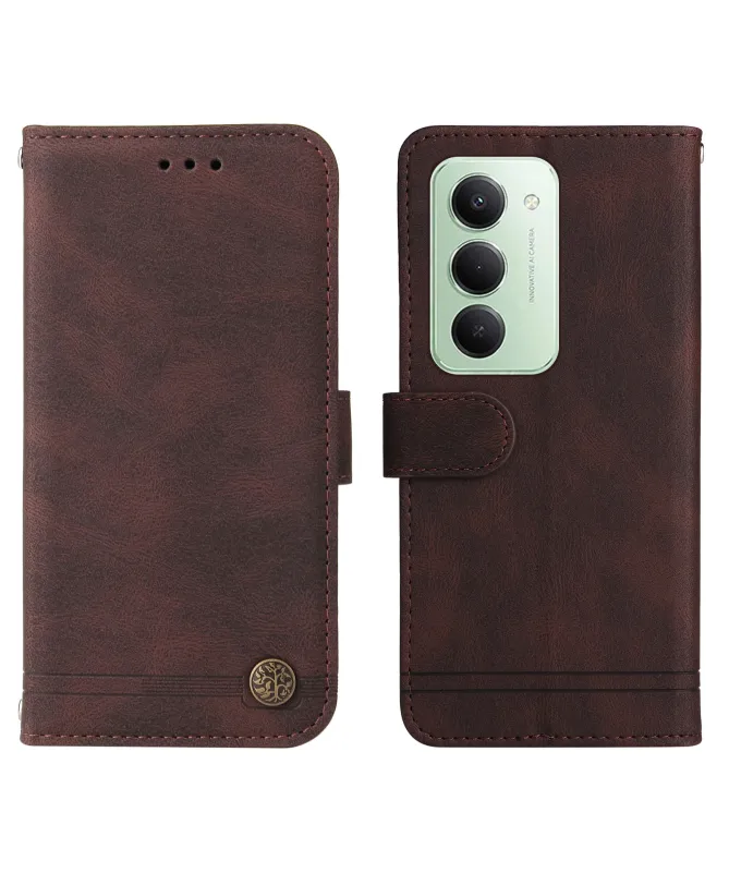 Housse Portefeuille Xiaomi Redmi 15 4G Style Rétro
