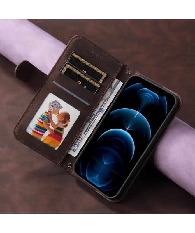 Housse Portefeuille Xiaomi Redmi 15 4G Style Rétro