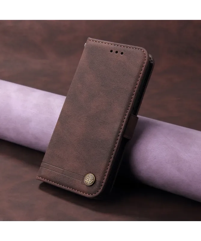 Housse Portefeuille Xiaomi Redmi 15 4G Style Rétro