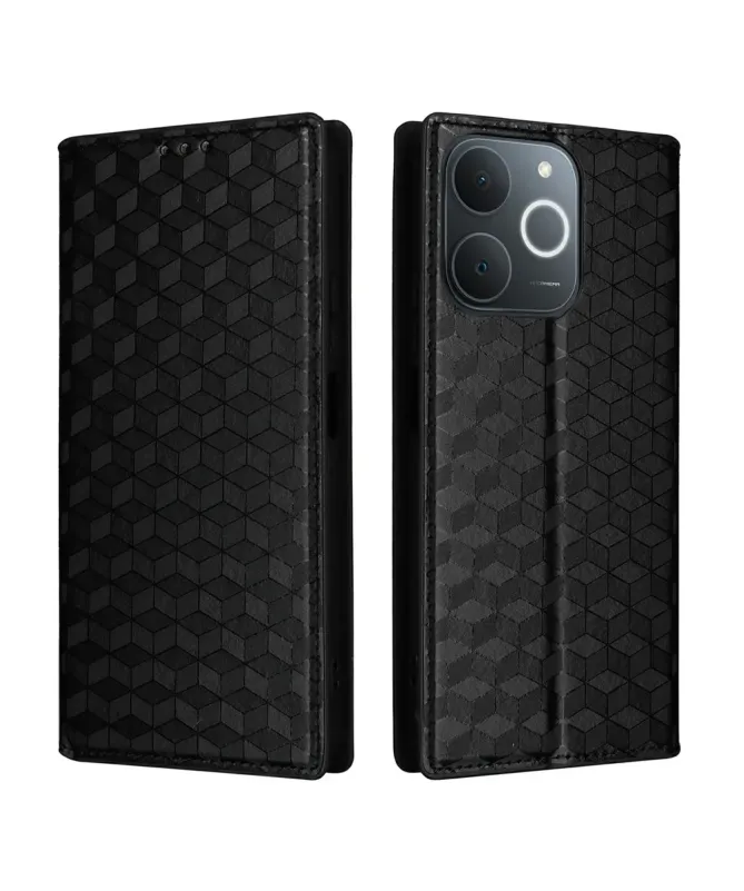 Housse Realme Note 70T flip cover design géométrie