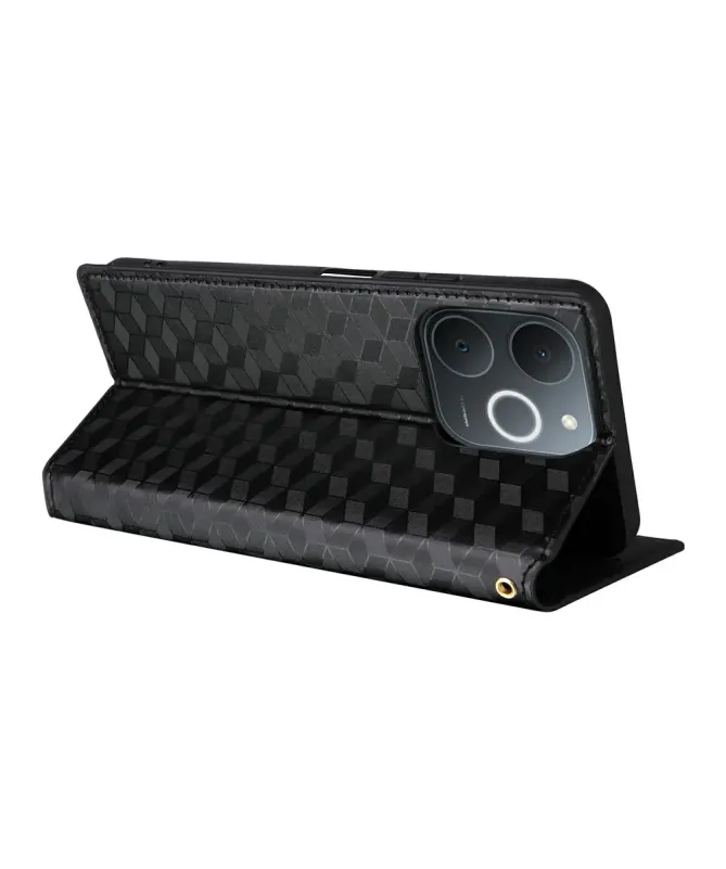 Housse Realme Note 70T flip cover design géométrie