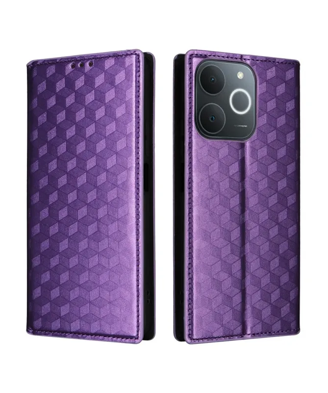 Housse Realme Note 70T flip cover design géométrie