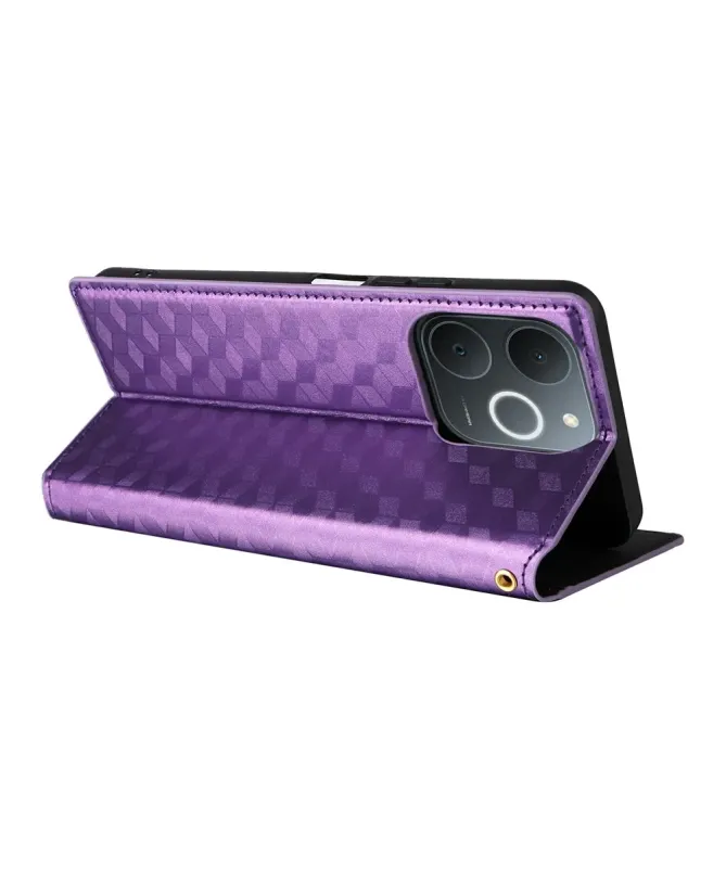 Housse Realme Note 70T flip cover design géométrie