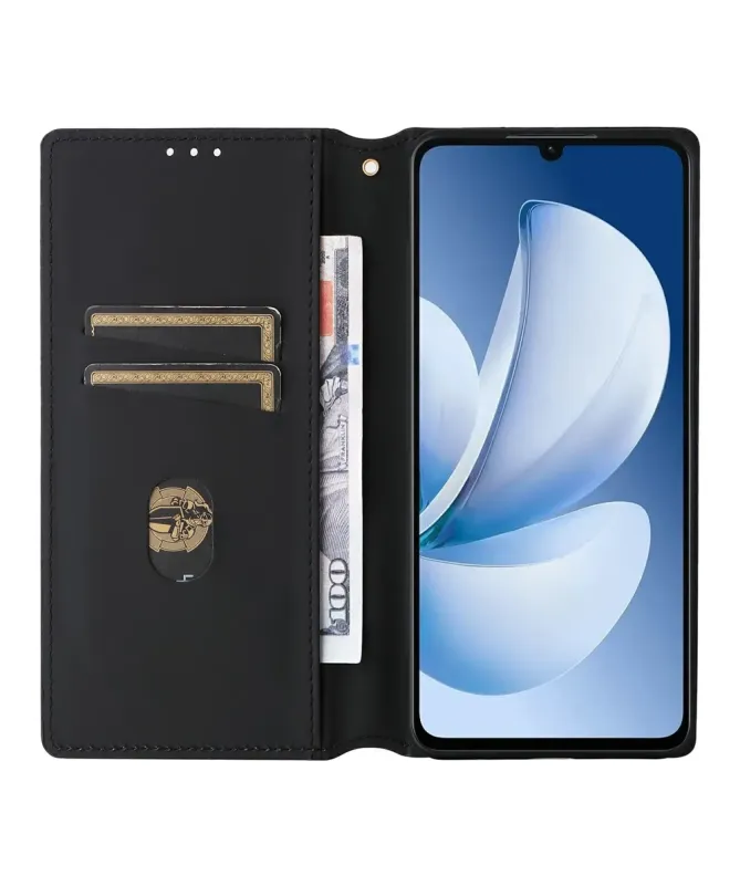 Housse Realme Note 70T flip cover design géométrie