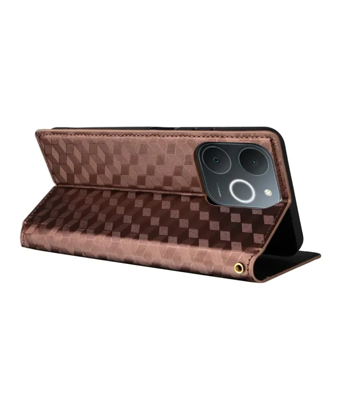 Housse Realme Note 70T flip cover design géométrie