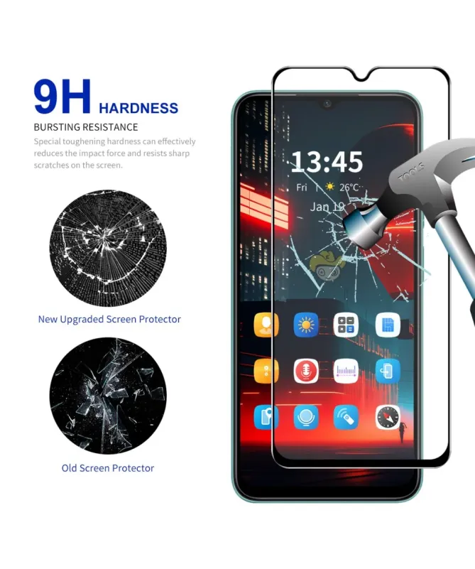 Protections d'écran Samsung Galaxy S25 FE en verre trempé Full Size (2