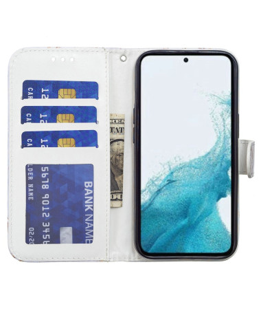 Housse Samsung Galaxy S25 FE Papillon Bleu