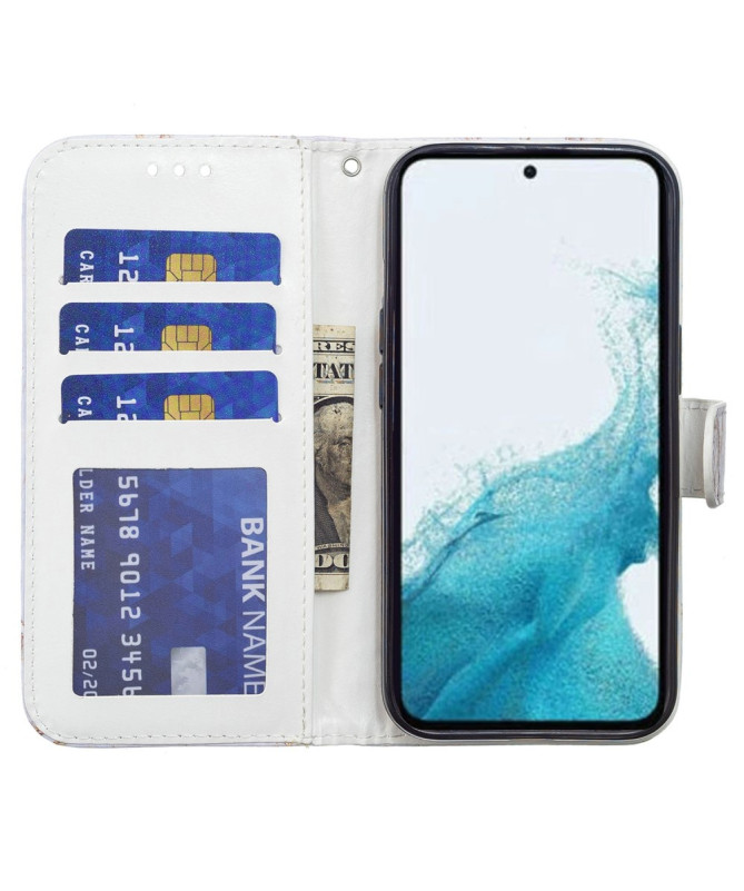 Housse Samsung Galaxy S25 FE Papillon Bleu