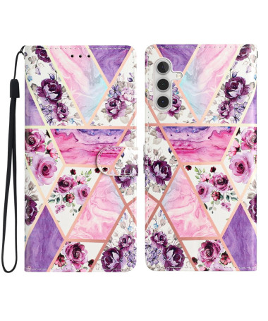 Housse Samsung Galaxy S25 FE Floral Géométrique