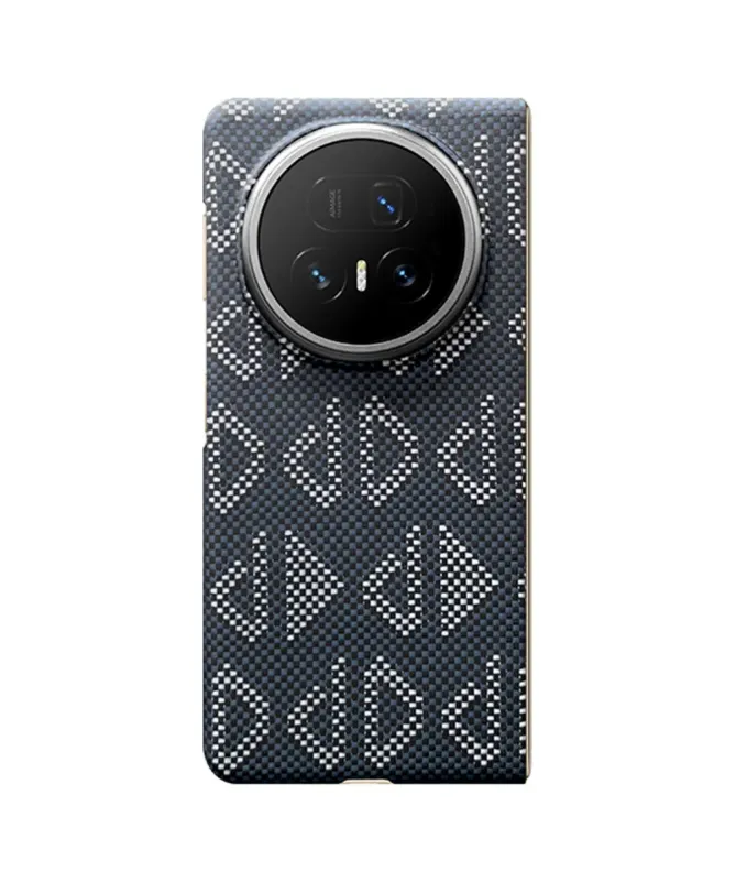 Coque Honor Magic V5 Géométrique Fibre d'Aramide MagSafe