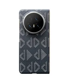 Coque Honor Magic V5 Géométrique Fibre d'Aramide MagSafe