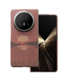 Coque Honor Magic V5 Coucher de Soleil Fibre d'Aramide MagSafe avec Ca