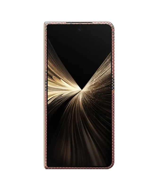 Coque Honor Magic V5 Coucher de Soleil Fibre d'Aramide MagSafe avec Ca