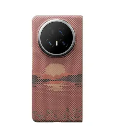 Coque Honor Magic V5 Coucher de Soleil Fibre d'Aramide MagSafe