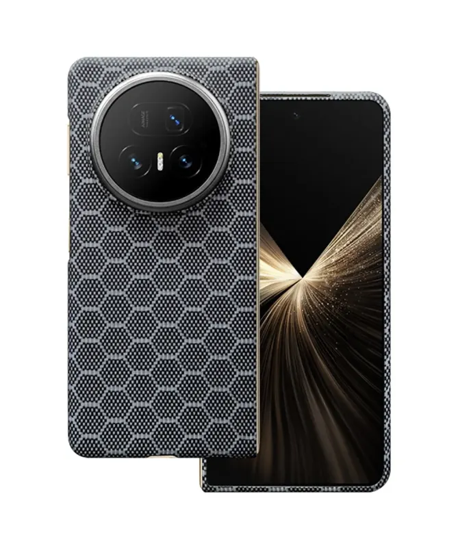 Coque Honor Magic V5 Nid d'Abeille Fibre d'Aramide MagSafe