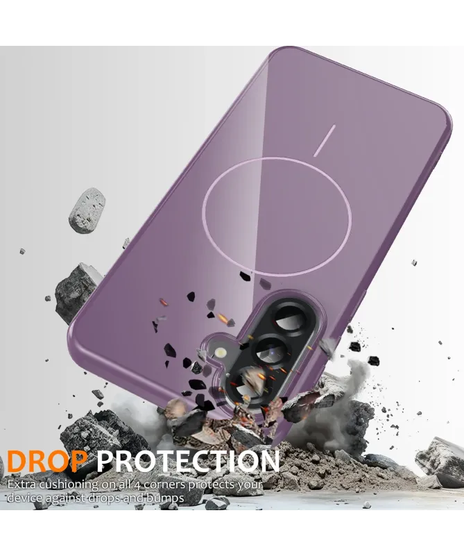 Coque Samsung Galaxy S25 FE Brillante MagSafe avec Lanière