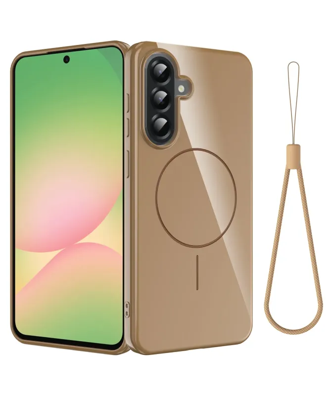 Coque Samsung Galaxy S25 FE Brillante MagSafe avec Lanière