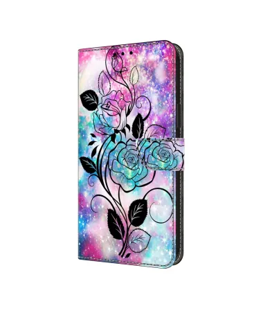 Housse Samsung Galaxy S25 FE Roses Galactiques
