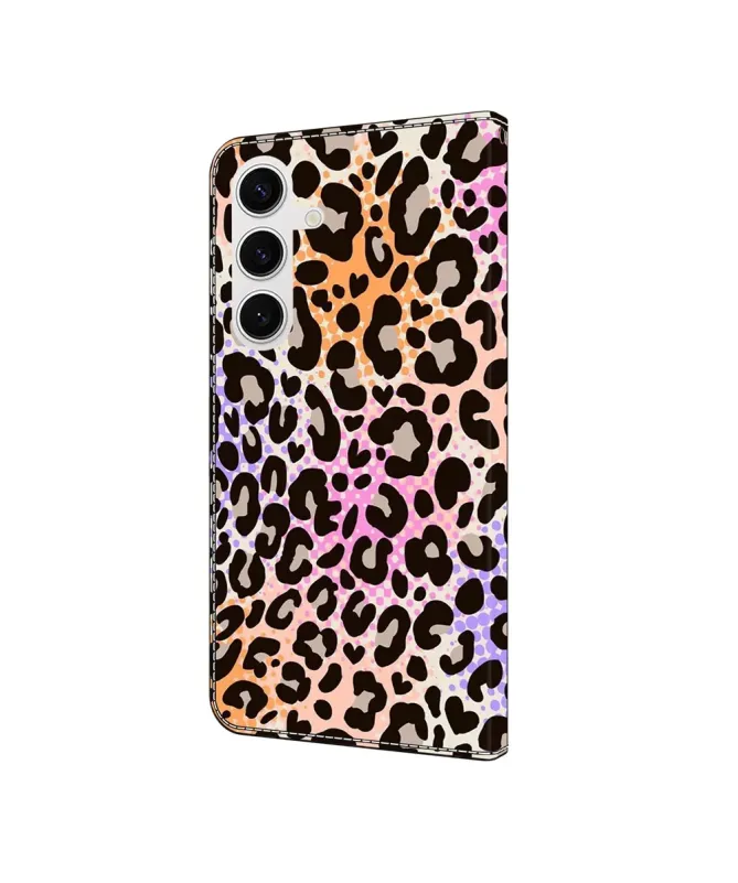 Housse Samsung Galaxy S25 FE Léopard Coloré