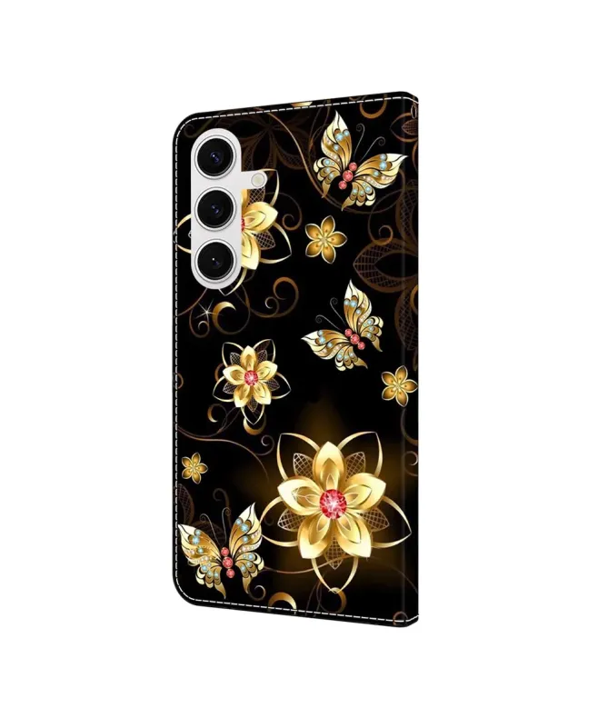 Housse Samsung Galaxy S25 FE Bijoux Dorés