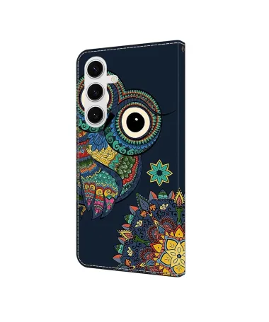 Housse Samsung Galaxy S25 FE Hibou Mandala
