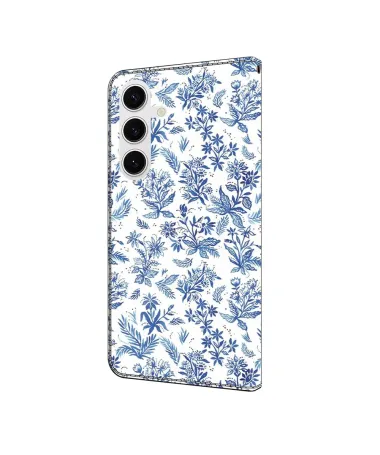 Housse Samsung Galaxy S25 FE Porcelaine Florale