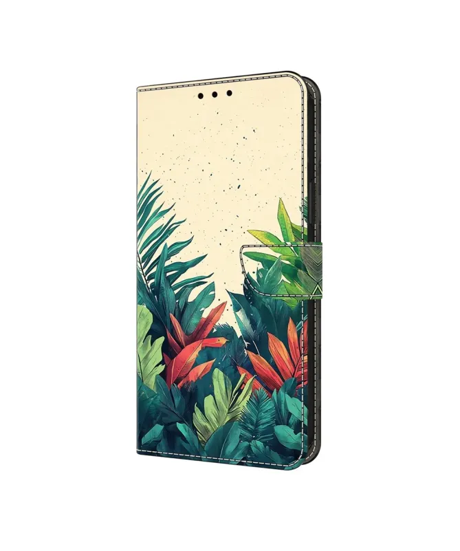 Housse Samsung Galaxy S25 FE Feuilles Tropicales