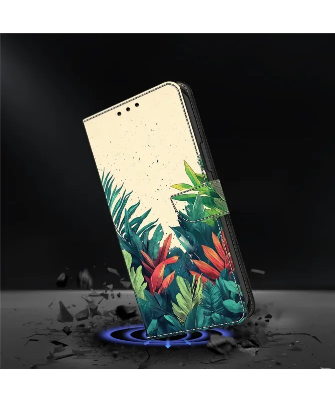 Housse Samsung Galaxy S25 FE Feuilles Tropicales