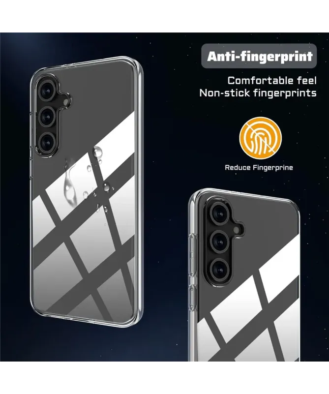 Pack Samsung Galaxy S25 FE Coque Transparente et Verre Trempé