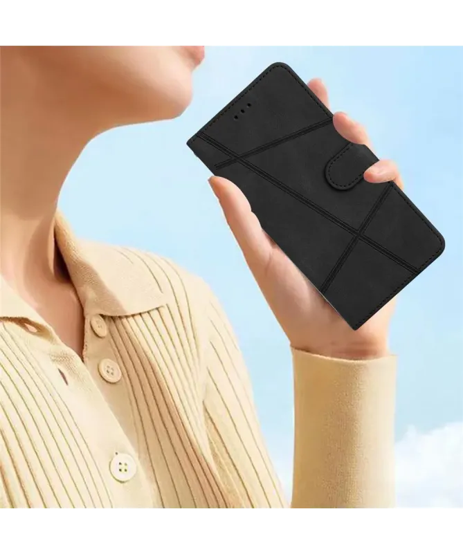 Housse Portefeuille Samsung S25 FE Lignes Graphiques